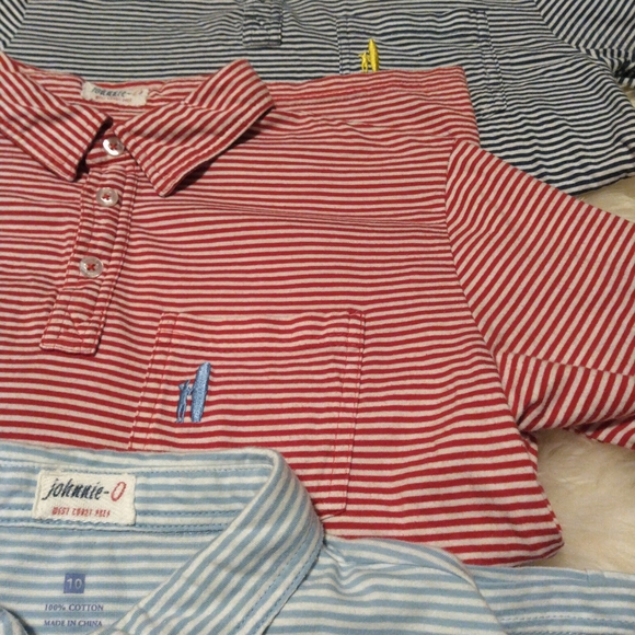 johnnie-O Bundle Of 3 Boys Size 10 Polo Shirts Casual Comfort - Picture 7 of 12